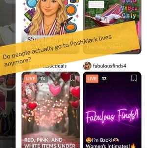 Poshmark lives shows